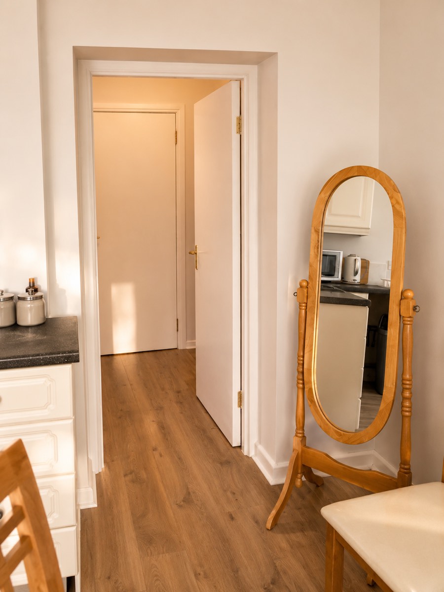 Apartment hallway